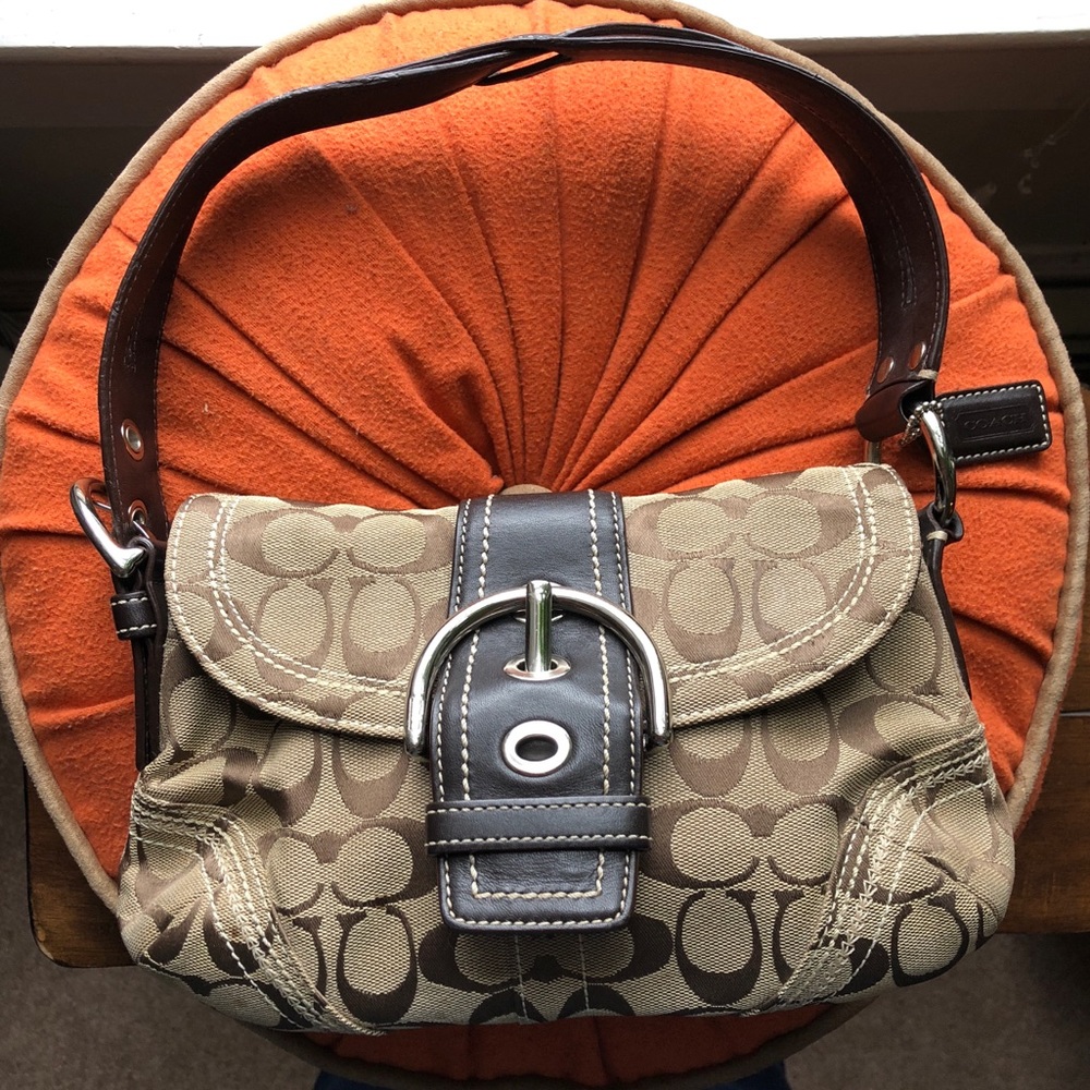 Coach Monogram Canvas Handbag